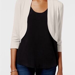 Jessica Howard Cream Cropped Cardigan